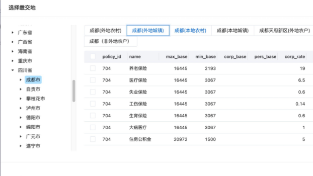 全国通用社保